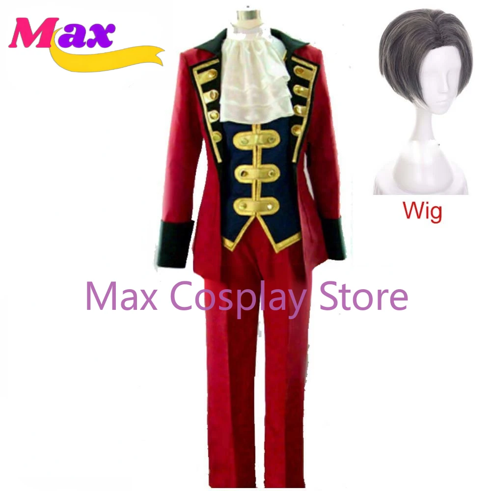 Anime Cosplay Nz - マックス・マイルズ・エッジワース コスプレ衣装 カスタマイズされたアニメ服 コスウィッグ NZ