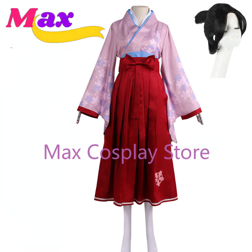 Anime Cosplay Nz - 女性のための素敵なクロニクルのコスプレ衣装、最大アニメ、usocato mikotoa、着物、ユニフォームドレス、ハロウィーンのパーティー服、nz