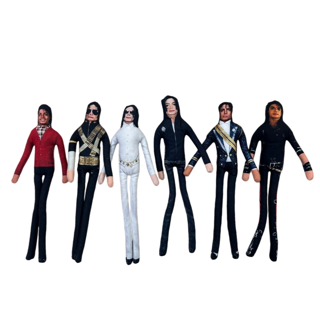 Anime Cosplay Buy - 1-6 個マイケル・ジャクソンコスプレ小道具人形ぬいぐるみフィギュア関節可動性ソフトぬいぐるみ部屋の装飾コレクションギフト抽象的なデザイン