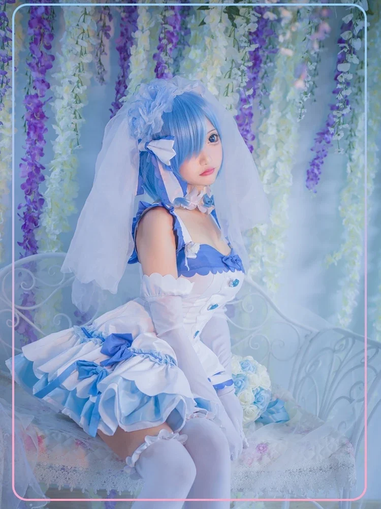 アニメ再: 別の世界での生活ラムレムコスプレ衣装女性かわいい - Anime Cosplay Rem のレビューと価格
