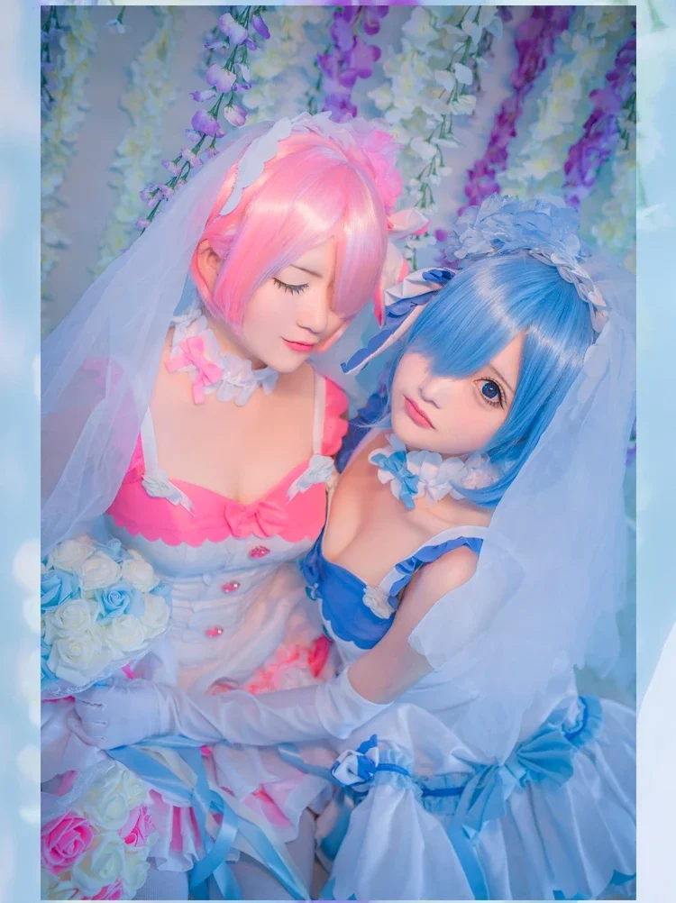 アニメ再: 別の世界での生活ラムレムコスプレ衣装女性かわいい - Anime Cosplay Rem のレビューと価格