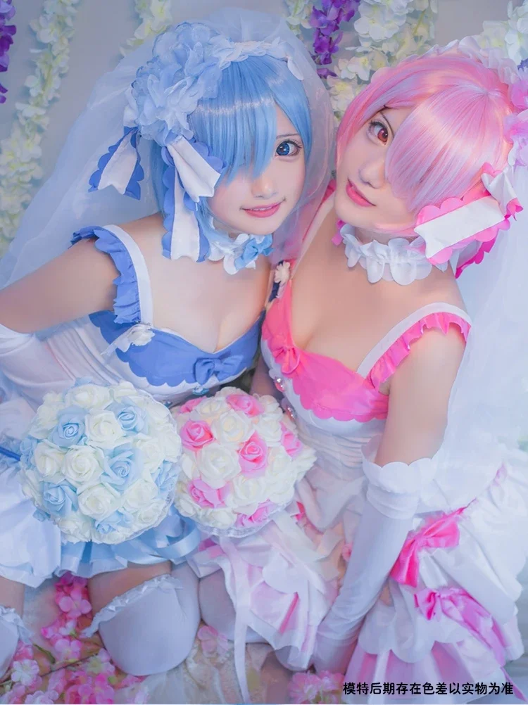 アニメ再: 別の世界での生活ラムレムコスプレ衣装女性かわいい - Anime Cosplay Rem のレビューと価格