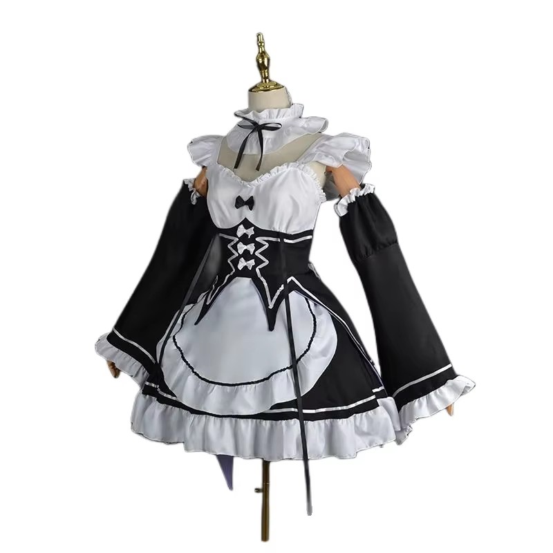 アニメ再ゼロから始める異世界生活ラムレムコスプレドレススーツ - Anime Cosplay Rem のレビューと価格
