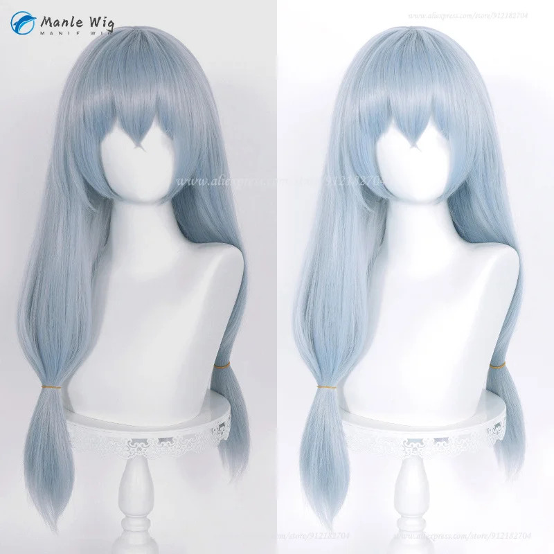 vivi 2025 アニメコスプレロングブルーグレーマヒトウ - Anime Cosplay Blue Hair のレビューと価格