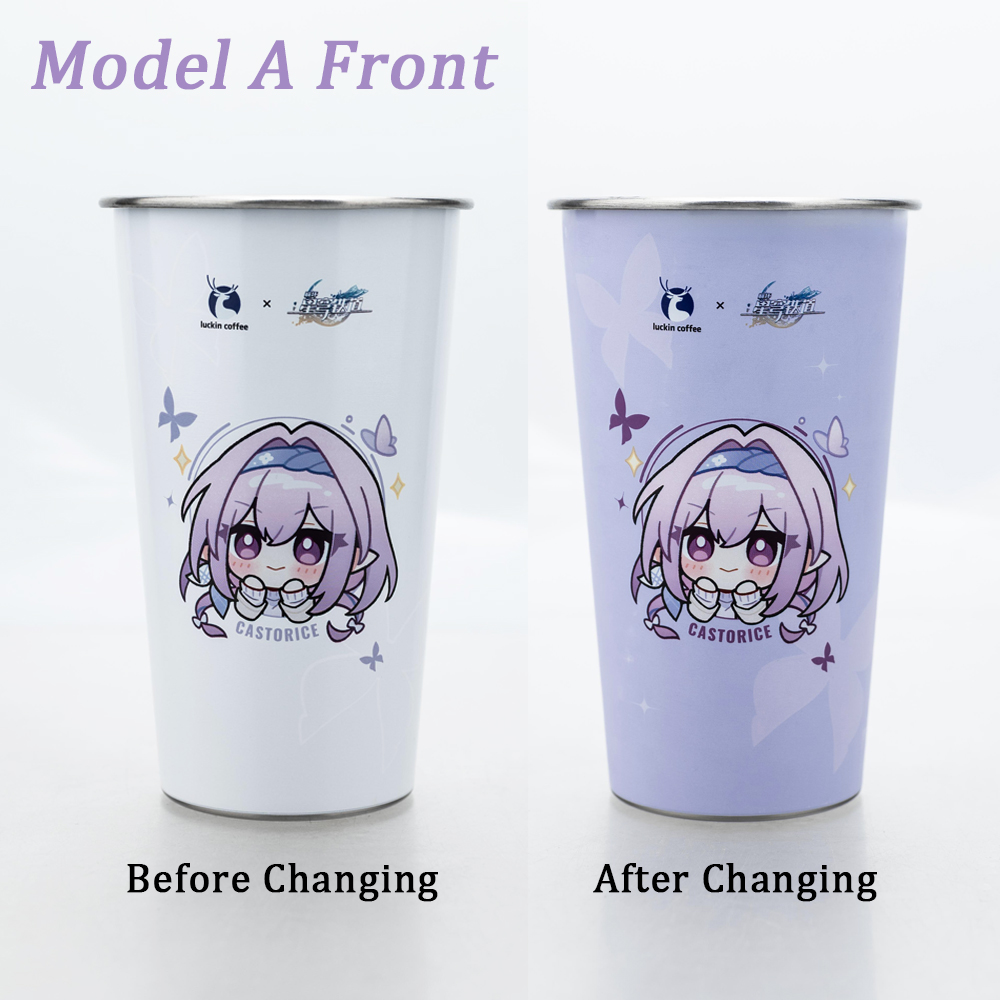 コーヒーコーブランドの色が変わるステンレス製冷水カップコレク - Anime Cosplay Cafe のレビューと価格