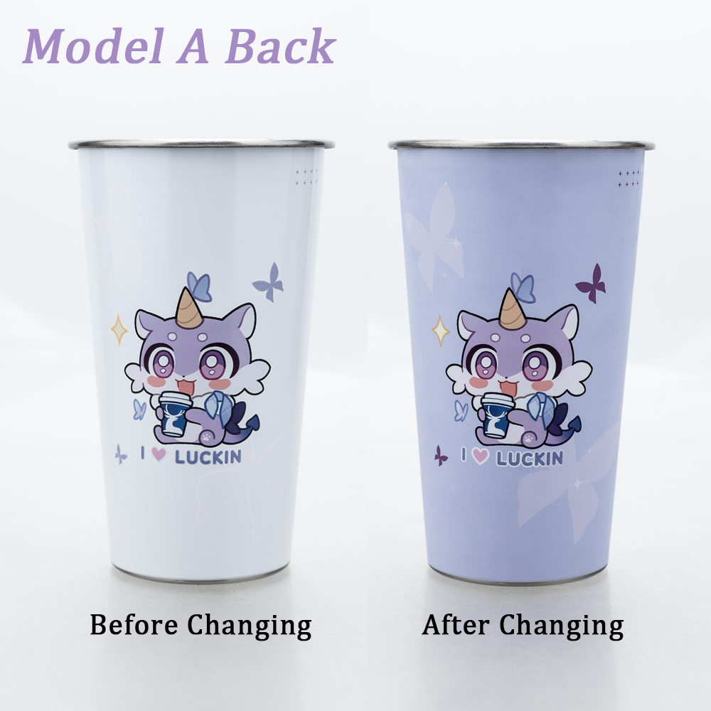 コーヒーコーブランドの色が変わるステンレス製冷水カップコレク - Anime Cosplay Cafe のレビューと価格
