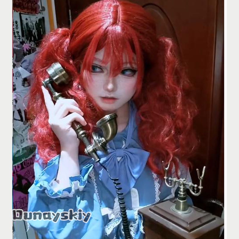 ヘメラ*/ポピーゲームコスプレ衣装ドレスゲームポピーコスプレ - Anime Cosplay Blue Hair のレビューと価格