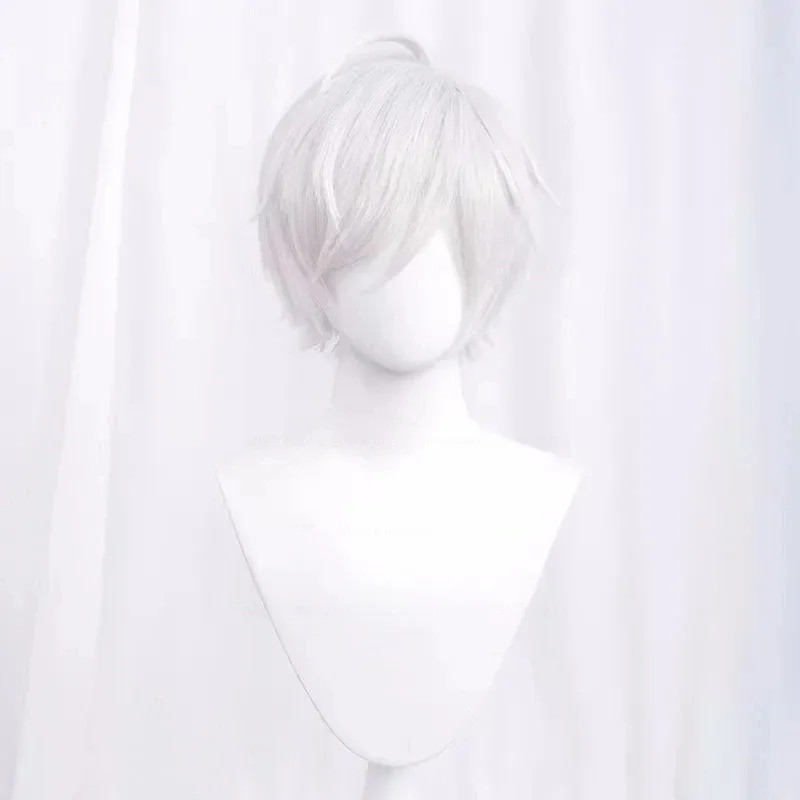 合成ショートストレートコスプレウィッグ,耐熱髪,アニメの髪, - Anime Cosplay Blue Hair のレビューと価格