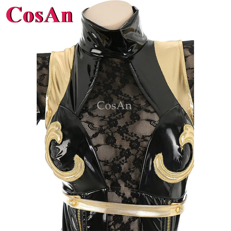 CosAn ホットアニメゲームオペレーター 6O コスプレ衣 - Cosplay Anime Black のレビューと価格