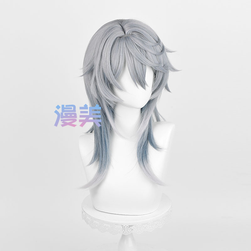 HSR 日曜日コスプレウィッグ 52 センチメートルグレーブ - Anime Cosplay Blue Hair のレビューと価格