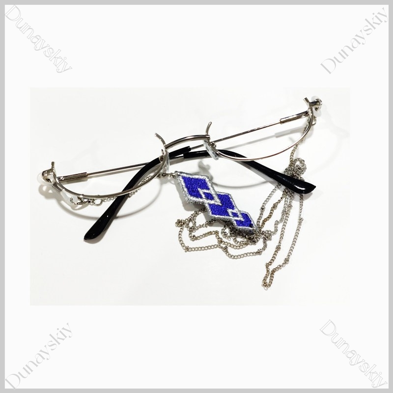 原神 パンタローネ ハーフリムメガネ ロングタッセルチェーン - Anime Cosplay Glasses のレビューと価格