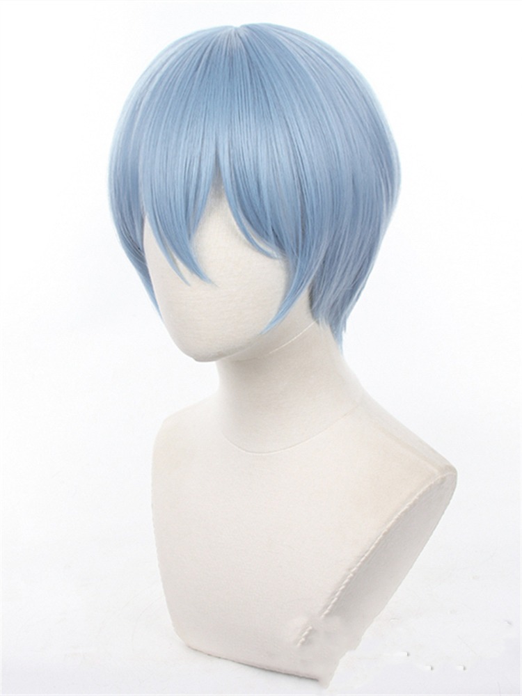 アニメブルーロックヒオリヨコスプレウィッグ - アイスブルー - Anime Cosplay Blue Hair のレビューと価格