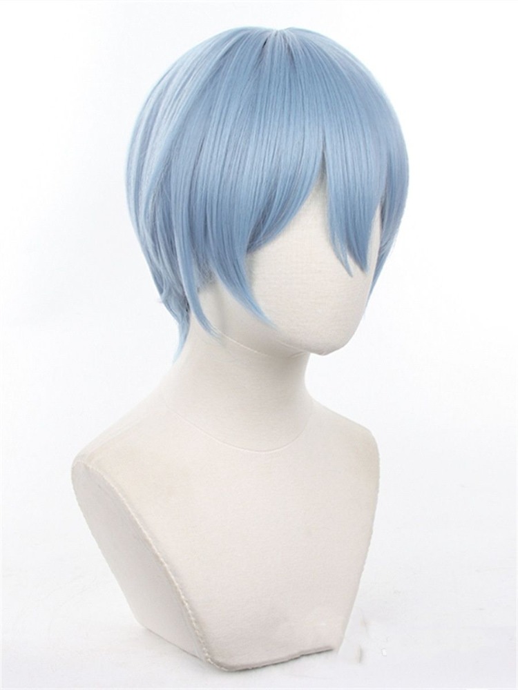 アニメブルーロックヒオリヨコスプレウィッグ - アイスブルー - Anime Cosplay Blue Hair のレビューと価格