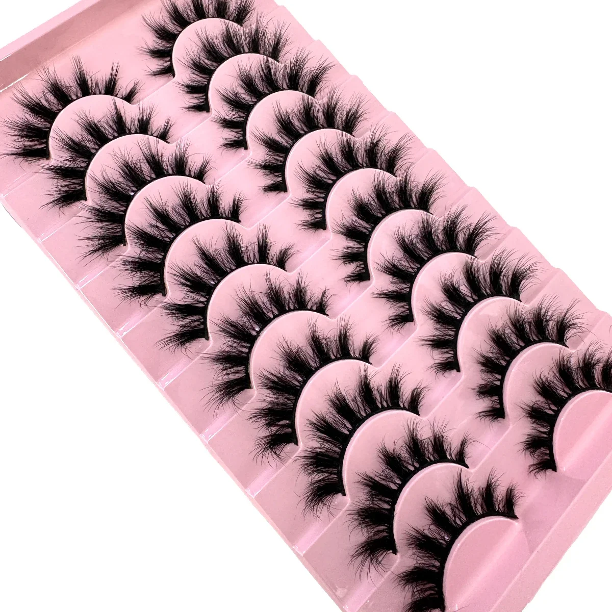 10ペアふわふわ人工ミンクまつげスリム厚めカール3Dマンガま - Anime Cosplay Lashes のレビューと価格