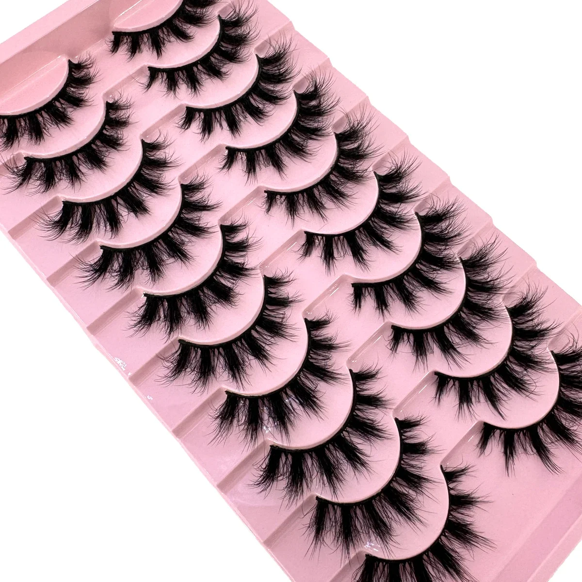 10ペアふわふわ人工ミンクまつげスリム厚めカール3Dマンガま - Anime Cosplay Lashes のレビューと価格