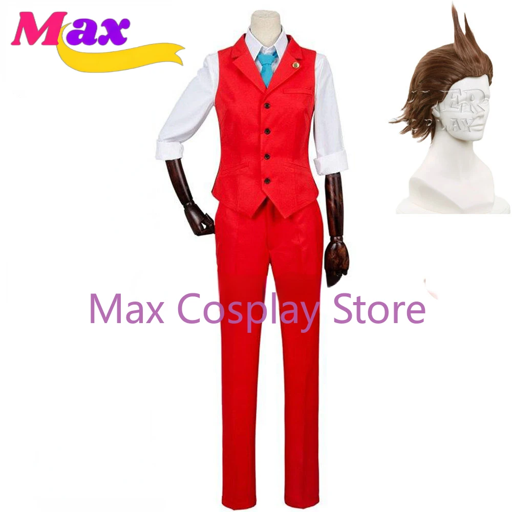 マックス・アポロ・ジャスティス コスプレ ゲーム 逆転裁判  - Anime Cosplay Nz のレビューと価格