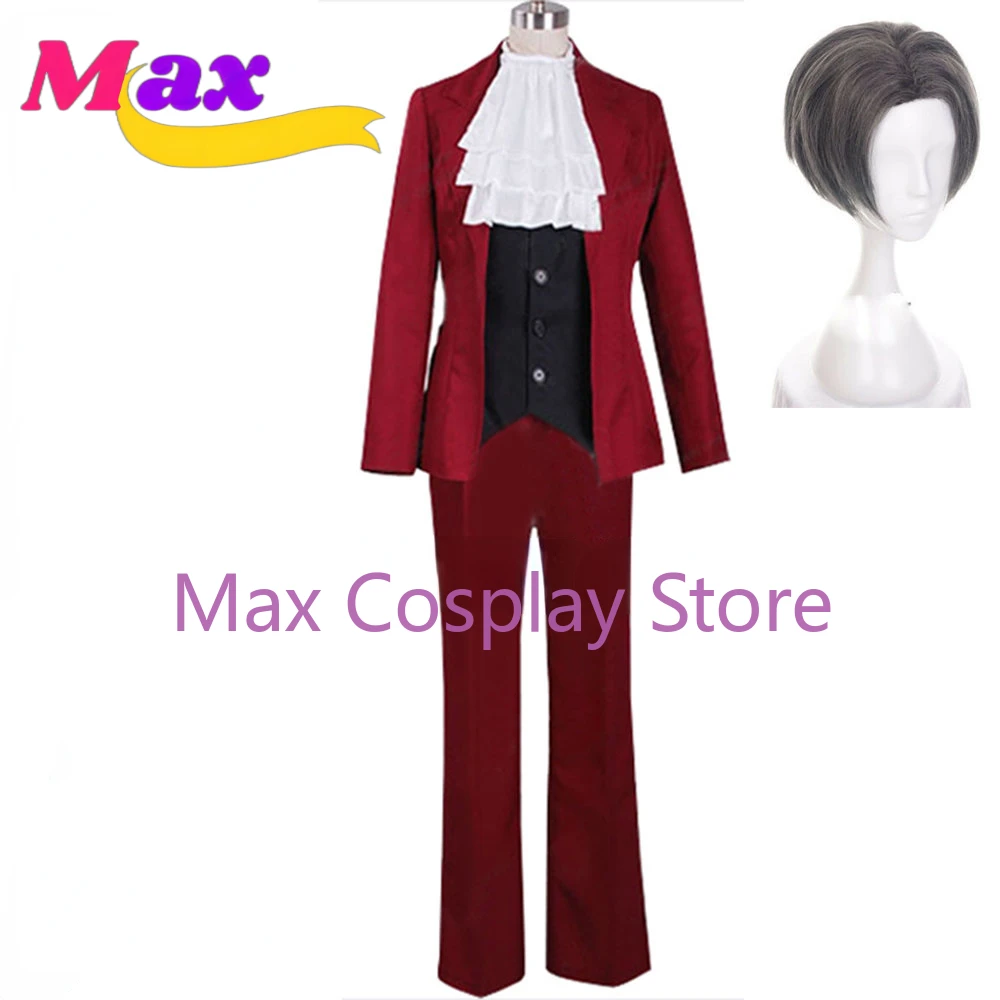 マックス・ゲーム コスプレ衣装 マイルズ・エッジワース コス - Anime Cosplay Nz のレビューと価格