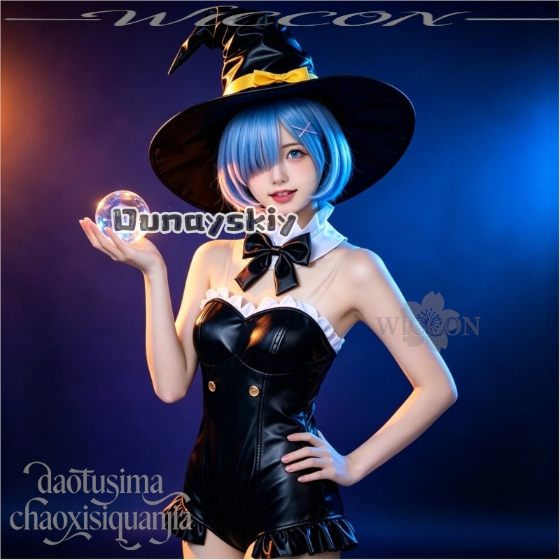 KS*12アニメ リゼロコスプレ レム 夢夜の魔術師 コスチ - Anime Cosplay Rem のレビューと価格