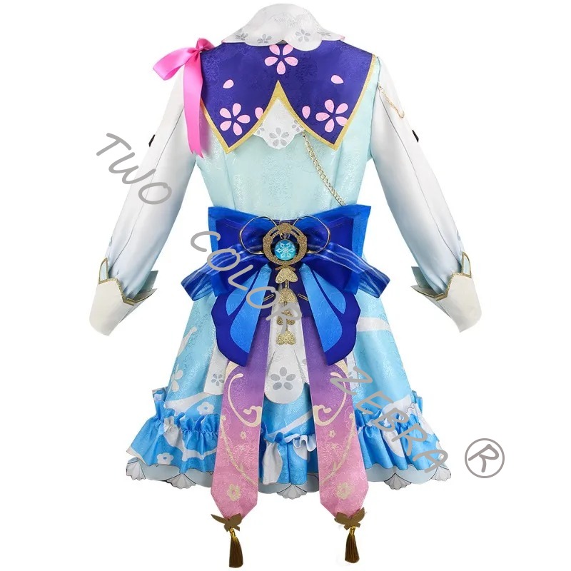神里あやかコスプレ Spiel 原神インパクト Spring - Anime Cosplay Kostüm のレビューと価格