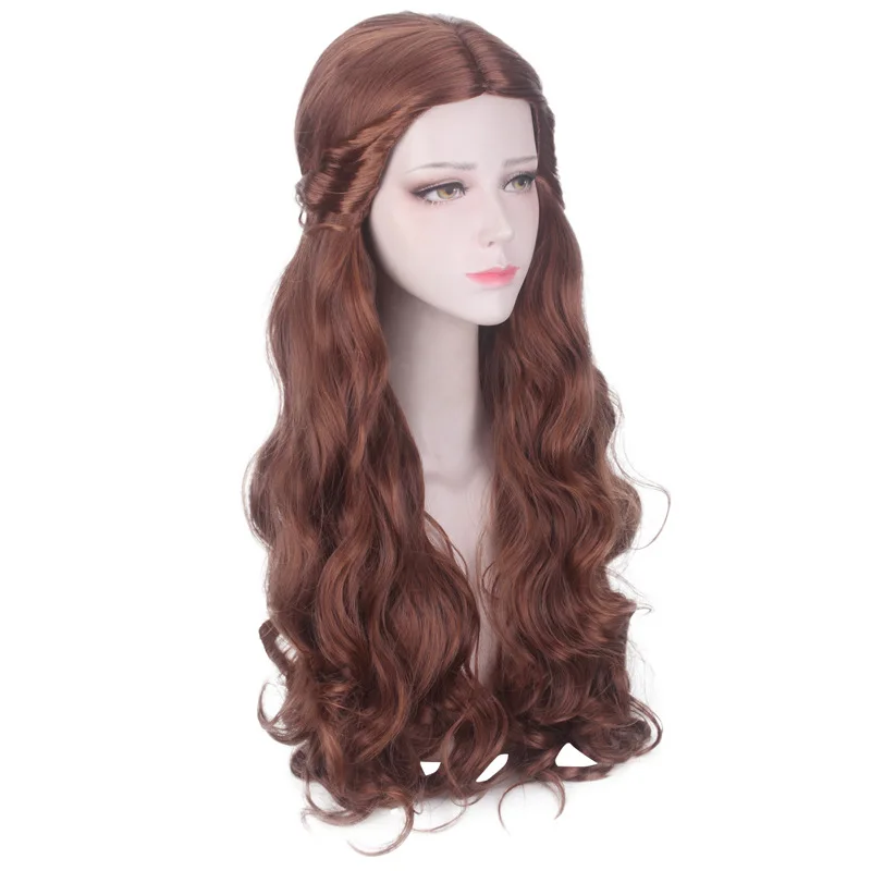 美女と野獣 コスプレウィッグ ベルプリンセス ライトブラウン - Anime Cosplay Makeup のレビューと価格