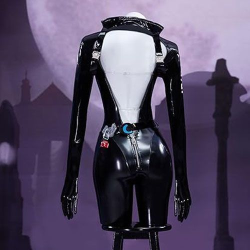 WHH アニメニッケクエンシーコスプレ衣装黒のボディスーツマ - Cosplay Anime Black のレビューと価格