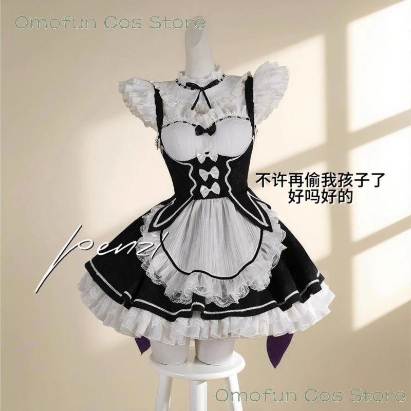 Re:ゼロから始める異世界生活 レム レム コスプレドレス  - Anime Cosplay Rem のレビューと価格