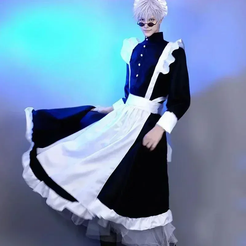 2025年ハロウィン女性メイド衣装ロングドレスエプロンドレス - Anime Cosplay Cafe のレビューと価格
