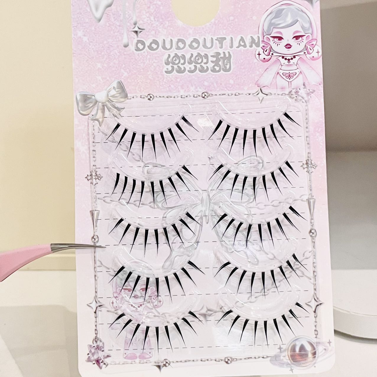 ドゥドゥーティアン ウェットルック スパイキー フルストリッ - Anime Cosplay Lashes のレビューと価格