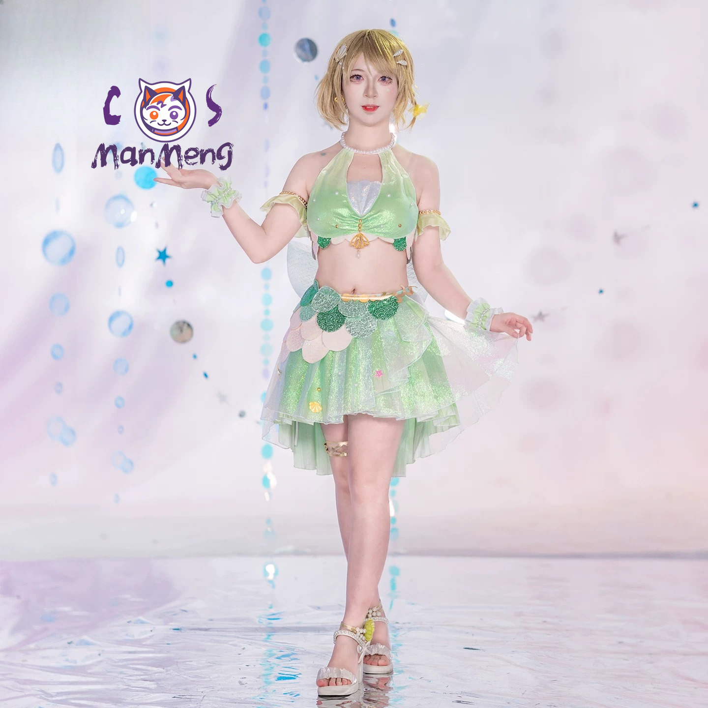 アニメ ラブライブ！ 花代小泉マーメイドコスプレ衣装女性スイ - Anime Cosplay Girl Costume のレビューと価格