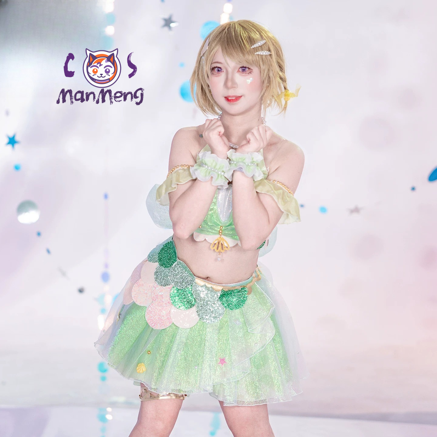 アニメ ラブライブ！ 花代小泉マーメイドコスプレ衣装女性スイ - Anime Cosplay Girl Costume のレビューと価格