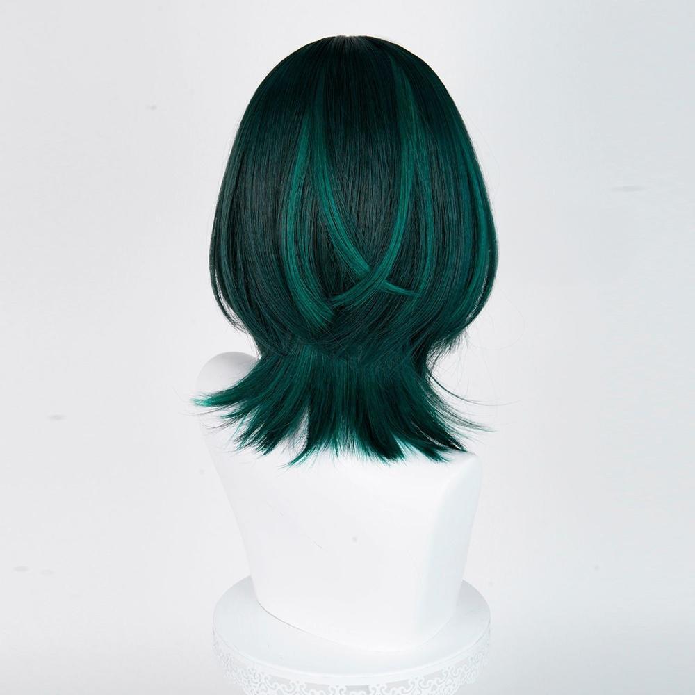 アニメネフェルコスプレウィッググリーンハイライトウィッグ女性 - Anime Cosplay Wigs のレビューと価格