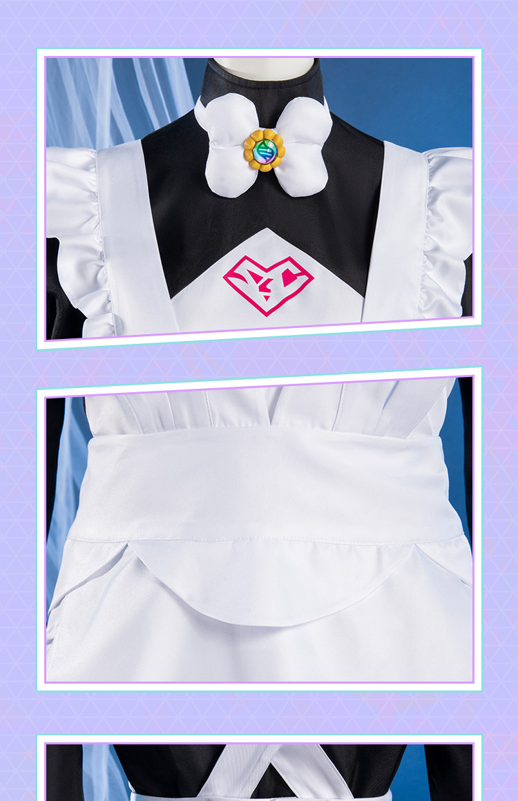 レジェンドズ Z-A レバーン ハルジオ メイド コスプレ衣 - Cosplay Anime Black のレビューと価格