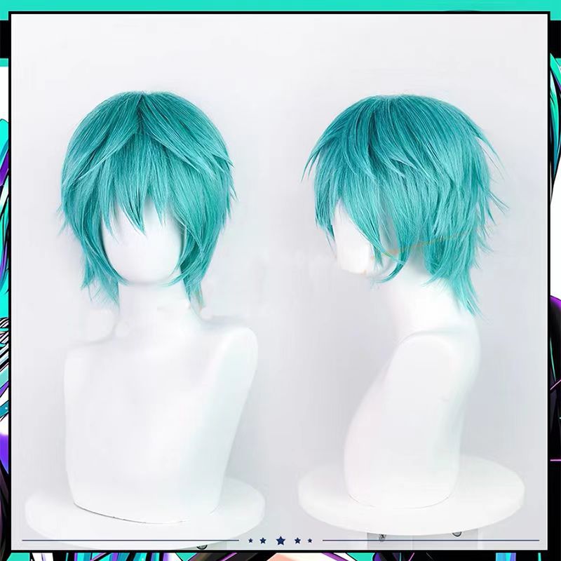 Mikuo コスプレウィッグアニメミクブルーショートヘアアク - Anime Cosplay Blue Hair のレビューと価格