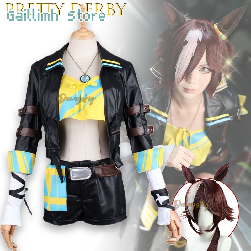 アニメウマ娘プリティーダービーウォッカバトルスーツデイリーユ - Anime Cosplay Kostüm のレビューと価格