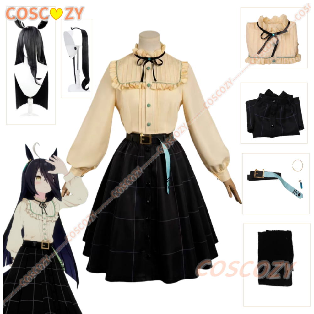 マンハッタンカフェ コスプレ衣装 ウィッグ テール ヘッドウ - Anime Cosplay Cafe のレビューと価格