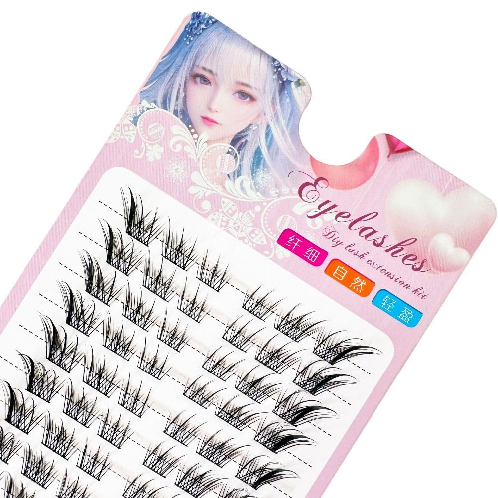 3Dキャットアイクラスターまつげ ナチュラルマンガフォックス - Anime Cosplay Lashes のレビューと価格