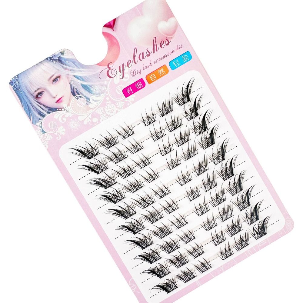 3Dキャットアイクラスターまつげ ナチュラルマンガフォックス - Anime Cosplay Lashes のレビューと価格