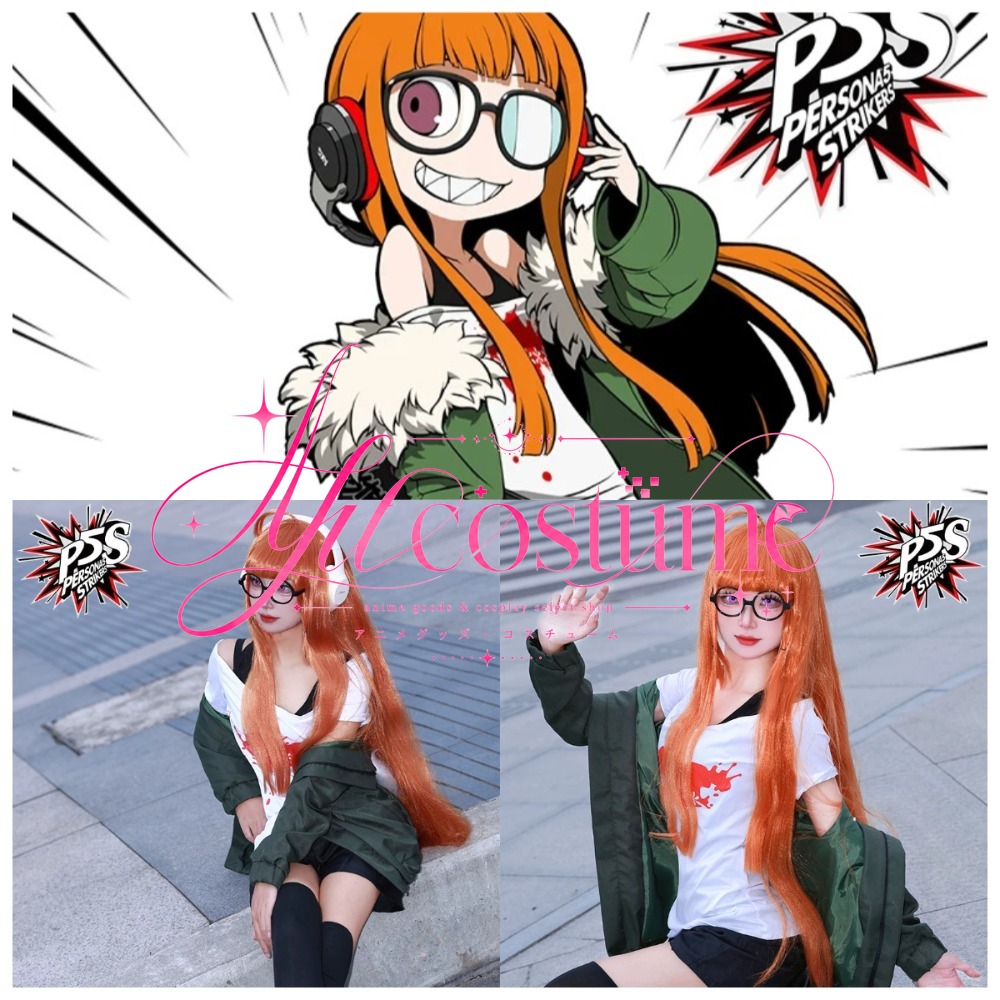 双葉桜 コスプレ衣装 デイリースタイル衣装 ウィッグ メガネ - Anime Cosplay Glasses のレビューと価格