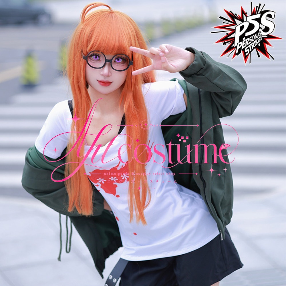 双葉桜 コスプレ衣装 デイリースタイル衣装 ウィッグ メガネ - Anime Cosplay Glasses のレビューと価格