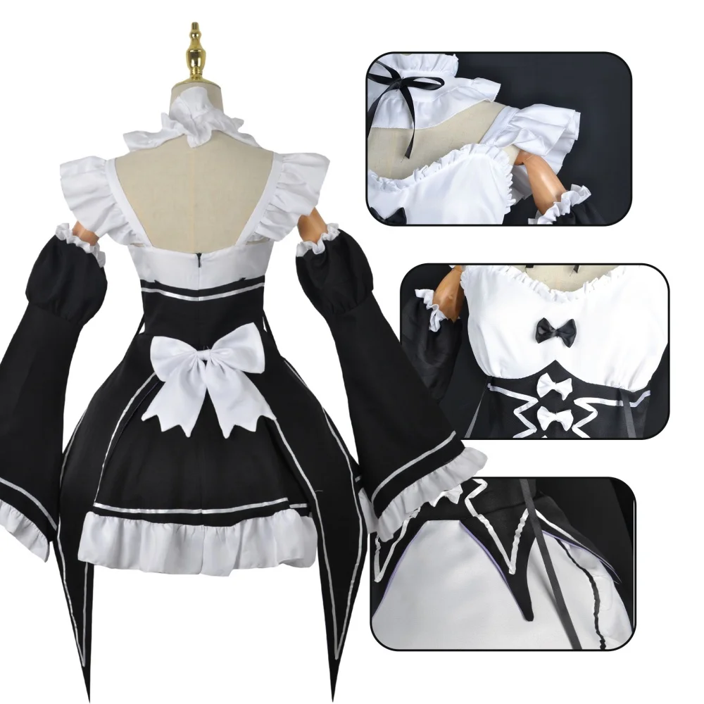 アニメラムレムメイドコスプレ再ゼロから始める異世界生活衣装女 - Anime Cosplay Rem のレビューと価格