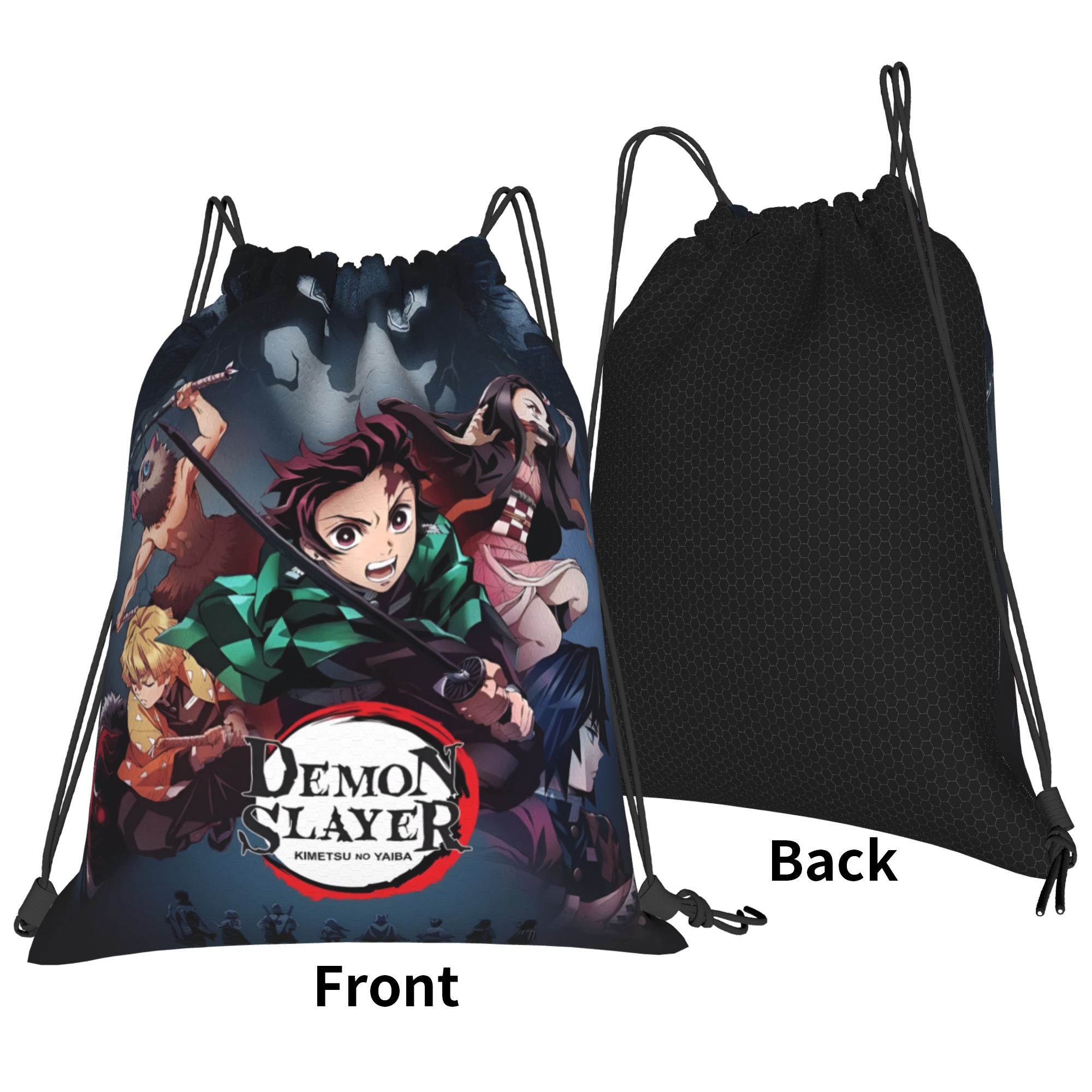 カスタム D-デーモンスレイヤーズ巾着バックパック女性男性ス - Anime Cosplay Shop のレビューと価格